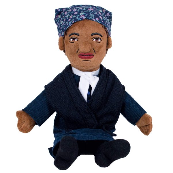 The Unemployed Philosophers Guild Harriet Tubman Doll - 11" Soft Stuffed Plush Little Thinker