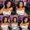 UNICE Bye Bye Knots Wig Yaki Kinky Straight Bob Wigs Human Hair Pre Bleached Invisible Knots 7x5 Lace Front Wigs Human Hair Pre Everything Glueless Wigs Pre Plucked Pre Cut Lace 14 inch