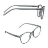 LAMBBAA Vintage Round Progressive Multifocal Presbyopic Glasses, Anti-Blue Light Glasses for Men Women Readers (+0.00/+2.50 Magnification)
