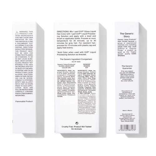 Generic Value Products 09P Light Opal Blonde Demi-Permanent Gloss Liquid Hair Color, Adds Gloss for Healthy Looking Hair, Refreshes Color, Tones for a Beautiful Finish, 2 Fl Oz