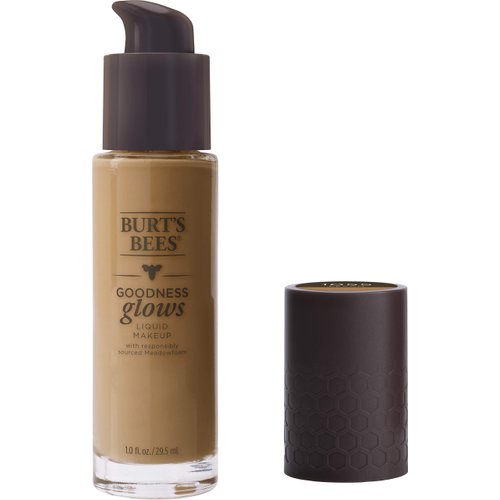 Burts Bees Goodness Glows Liquid Foundation, Pecan, 1.0 oz, Pack of 2