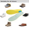 Shoe Insoles, Memory Foam Insoles, Shoes Insert for Women and Men, Kids, Providing Arch Support, Great Cushion and Shock Absorption, Relieve Foot Pain (L (Men's 8-12/ Women 10-15))