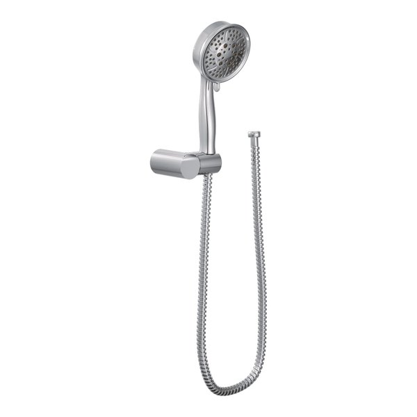 Moen 3636EP Four Function Eco-Performance Handheld Shower with Wall Bracket and 69-Inch Hose, Chrome