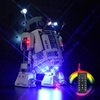 DALDED LED Lighting Kit for Lego Star Wars R2-D2, LED Light Compatible with Lego 75379 Building Block Models (Remote Control Version)