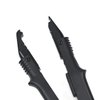 Hair Extensions Tool Kits with Fusion Heat Iron Connector Wand US Plug 50 Pcs Single Hole Heat Shield Guards 10 Pcs Hair Clips 50g Keratin Beads (Black A Head)