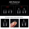 550Pcs Fake Toenail Tips Acrylic Full Cover False Toe Nail Tips for DIY Nail Art (Clear)