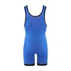 Matman Reversible Wrestling Singlet Freestyle Greco Roman Folkstyle Men Boys Standard Blue Red Made in USA (4X-Small)