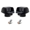 HERCOO LED License Plate Light Lamp White Bulbs Tag Lights Housing Compatible with Frontier Armada Titan Xterra, Suzuki Equator Pickup Truck, Pack of 2