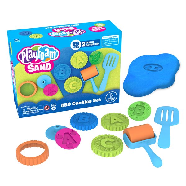 Educational Insights Playfoam Sand ABC Cookies Set, Play Sand, Sensory Toy, Gift For Boys & Girls, Ages 3+
