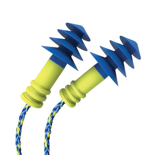 Mack's Seal Out Water & Noise Ear Plugs - Blue/ Yellow by Mack's