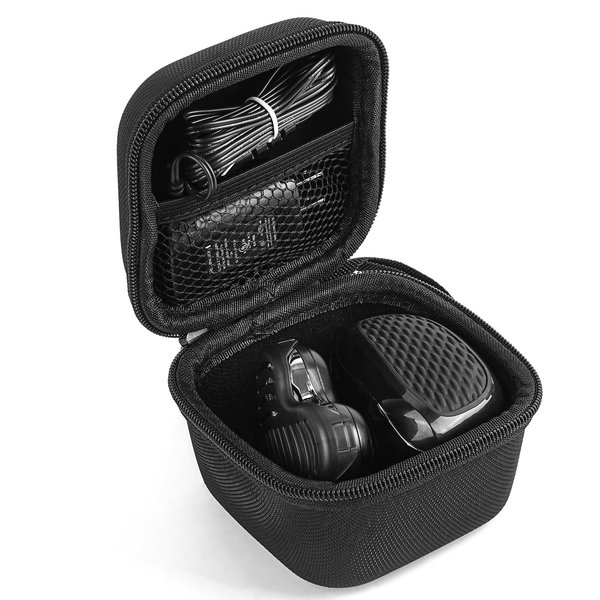 Linkidea Hard EVA Head Hair Shaver Case, Men's Balder Boss with Mesh Pocket for Travel, Travel Storage Bag Compaitble with RMton Balder Pro Head Shaver XR7120/XR7000 (Black)