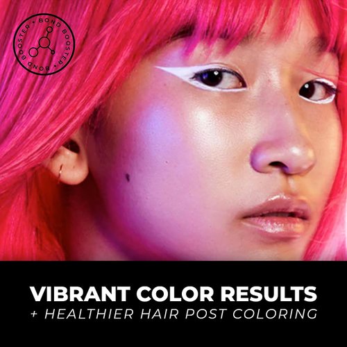 XMONDO Hair Color Super Pink Hair Healing Semi Permanent Color | Vegan Formula with Hyaluronic Acid to Retain Moisture, Vegetable Proteins to Revitalize, and Bond Boosting Technology, 8 Fl Oz 1-Pack