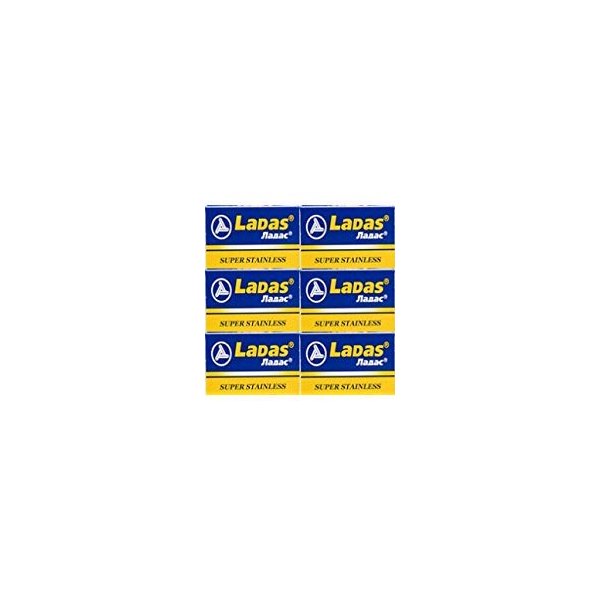 30 Ladas Super Stainless Double Edge Razor Blades