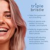 Triple Bristle Original Sonic Toothbrush | Rechargeable 31,000 VPM Tooth Brush | Patented 3 Head Design | Angled Bristles Clean Each Tooth | Dentist Created & Approved Original