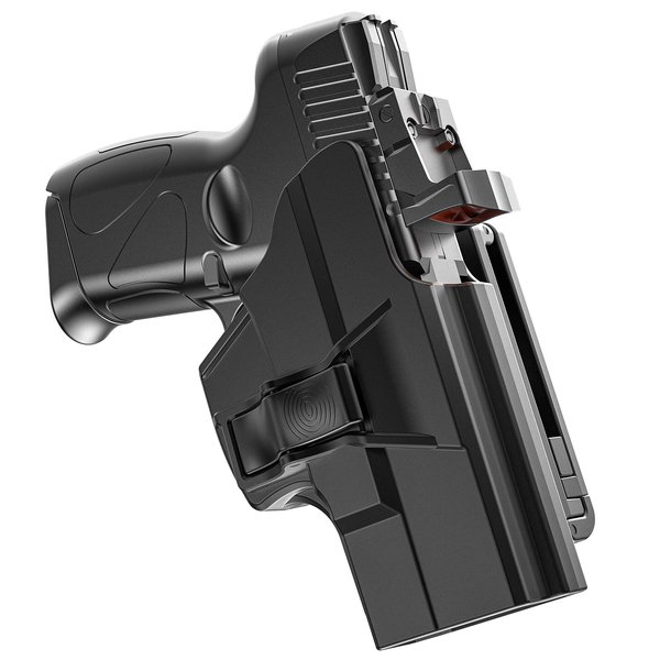 Holsters for Taurus Millennium G2C G2 G3C PT111 PT132 PT138 PT140 PT145 PT745(Not Pro), Tactical OWB Open Carry Belt Holster with Index Release Button 60° Adujstable Cant, Right-Handed