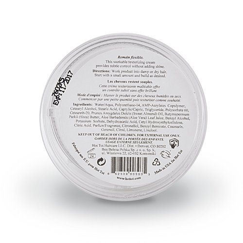 Hot Tot Structure Whip, Workable Texturizing Cream with Sweet Almond Oil, Shea Butter and Aloe Vera Gel, Hair Care For Babies Toddlers and Children