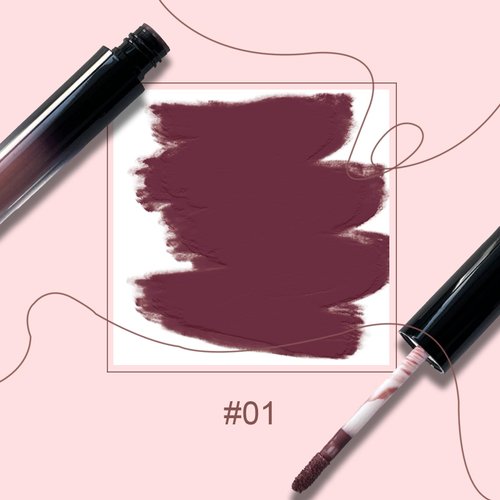 Sunnyvale Liquid Lipstick for Women, Color Stay Long Lasting Warm Brown Matte Lipstick for Latte Makeup, Transferproof & Smudgeproof, 1#