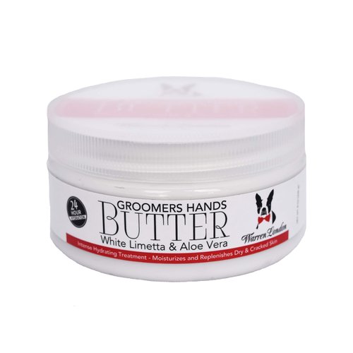 Warren London Groomers Hand Butter Moisturizer Lotion | Working Hands Hand Cream for Dry Cracked Hands in Dog Grooming & Other Tough Labors | Made in USA with Natural Aloe Vera