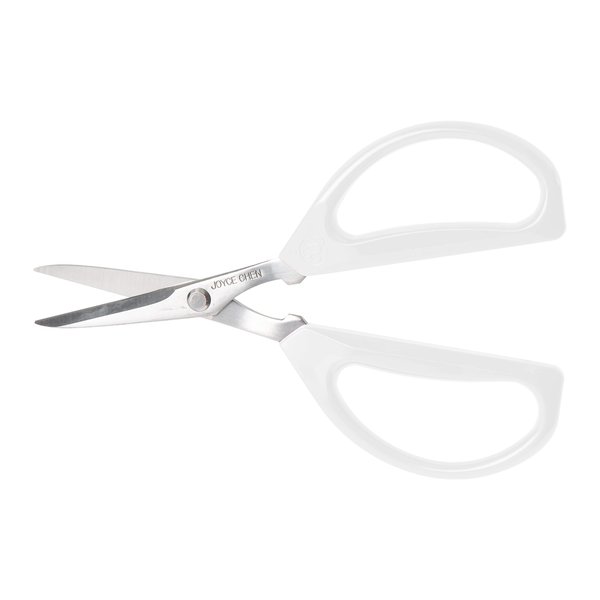 Joyce Chen Original Unlimited Kitchen Scissors All Purpose Dishwasher Safe Kitchen Shears With Comfortable Handles, White