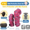 Kids Protective Gear Set - Knee Pads for Kids Knee and Elbow Pads Set I Toddler Knee Pads and Elbow Pads for Kids Age 2 3 4 5 Toddlers I Roller-Skating, Skateboard Knee Pads for Children Boy Girl