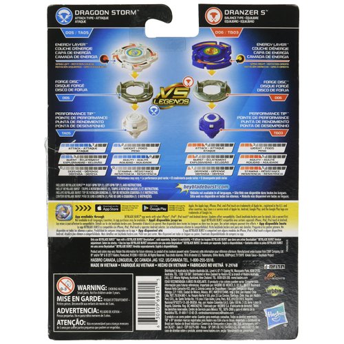 Beyblade Dragoon Storm And Dranzer S Spinning Top