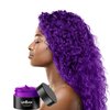 UrbanX Washable Hair Coloring Wax Material Unisex Color Dye Styling Cream Natural Hairstyle Pomade Temporary Party Cosplay Natural Ingredients (Purple)