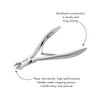 Tweezerman Professional Stainless Steel Rockhard Cuticle Nipper 1/2 Jaw (ZW-3196-P)