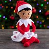 The Elf on the Shelf Plushee Pals - 17-inch Scout Elf Plush Toys - Huggable and Lovable Brown Eyed Girl Stuffed Elf Plush