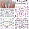 Easter Nail Art Stickers Bunny Design Nail Decals 3D Self-Adhesive Nail Stickers Easter Eggs Rabbits Chick Nail Decorations for Women Kids Girls (12 Sheets)