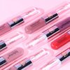 Matte Hydrating Lip Glow Oil Transparent Plumping Lip Gloss Double-ended Long-Lasting Wear Non-Stick Cup Not Fade Waterproof Liquid Lipstick for Girls and Women
