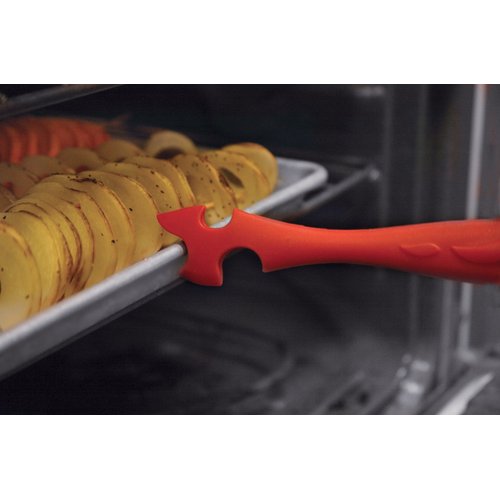 Norpro 1229 Silicone Oven Rack Push/Pull Tool, Red