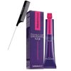 Salerm Cosmetics VISION Salermvision Permanent Cream Hair Color Dye (w/Sleek Steel Pin Rat Tail Comb) Haircolor Creme, Gray Coverage in 30 minutes (8,3 Light Golden Blond)