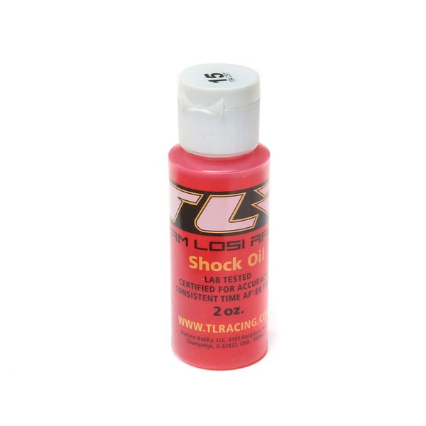 TEAM LOSI RACING Silicone Shock Oil 15WT 104CST 2OZ TLR74000 Electric Car/Truck Option Parts