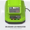 Greenworks 40V Lithium-Ion Battery Charger (Genuine Greenworks Charger)