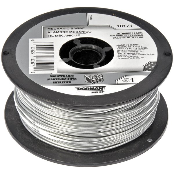 Dorman 10171 Mechanics Wire 16 Gauge 2 Pound Spool Universal Fit