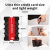 Kiorafoto KHD-MSD10 Easy Carry 10 Slots Slim Credit Card Size Lightweight Portable TF MSD Microsd Memory Card Case Storage Keeper Holder for 10 TF MSD Microsd Microsdhc Microsdxc Memory Cards Oganizer