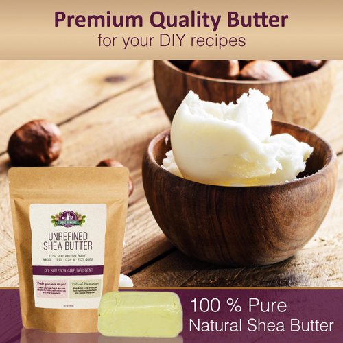 Choice of Nature, Unrefined Shea Butter Raw Organic | 16 oz / 453 g | Body Butter for Dry Skin, Stretch Marks | Natural Moisturizing Formula | for Women and Men