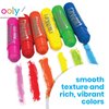 Ooly Chunkies Quick Drying Tempera Paint Sticks for Kids, Classic Colors, Set of 12 Twistable Kids Paint Sticks for Toddlers 2-4 Years, Mess Free Chubby Toddler Paint Sticks [12 Classic Colors]