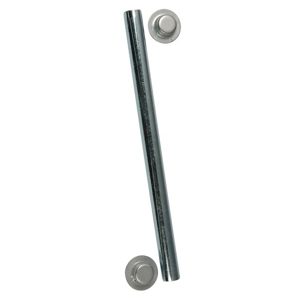 CE Smith Trailer 10700A Roller Shaft with Cap Nuts, 1/2" x 5 1/4"- Replacement Parts and Accessories for Your Ski Boat, Fishing Boat or Sailboat Trailer,Silver