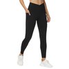 THE GYM PEOPLE Women's V Cross Waist Workout Leggings Tummy Control Running Yoga Pants with Pockets(Black, Medium)