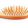 MAGNUM Bamboo Hair Brush with Bamboo Bristle Pins, yellow