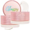 TOUCH IN SOL Pretty Filter Glassy Skin Balm Primer 2 Pack – Skin Smooth Moisturizing Primer before Makeup - Natural Glow Face Cream Moisturizer with Shea Butter and Rose Flower Water, 1.05 oz.