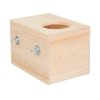 C-LIGHT Pet Chinchilla Hut Hideout Natural Wooden Small Animal Hideout for Chinchilla Squirrel Sugar Gliders (B)