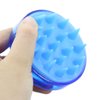 BTWTRY Blue Hair Shampoo Brush Scalp Care Hair Brush with Soft Silicone Care Scalp Massager for The Scalp Exfoliate and Promote Hair Growth (Blue)