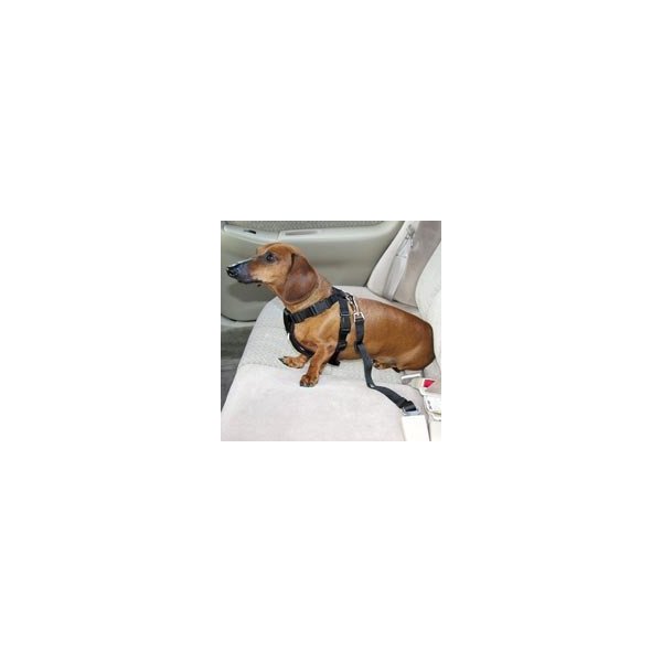 HDP Car Harness Dog Safety Seat Belt Gear Travel System Color:Black