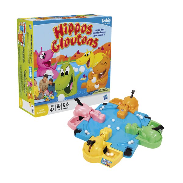 Hungry Hungry Hippos Tabletop Game (Packaging May Vary)