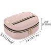 YARWO Crochet Hook Case, Travel Organizer Bag for Crochet Hooks, Aluminum Crochet Hooks, and Crochet Supplies, Dusty Rose (Bag Only)