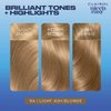 Clairol Nice'n Easy Permanent Hair Dye, 9A Light Ash Blonde Hair Color, Pack of 3