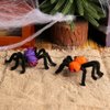 4Pcs Halloween Hair Clips Spider Hair Claw Clips Orange Purple Hair Accessories for Women Halloween Spider Hair Clip Cute Metal Decorative Hair Clips for Thick Thin Hair Styling Accessories