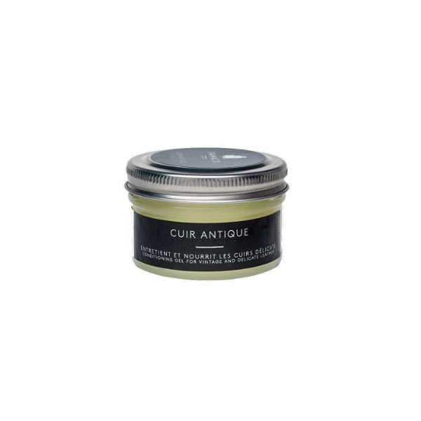 Famaco Vintage Leather Conditioner Gel - 1.7 Fl/oz - For Antique and Old Leathers - Rejuvenate & Nourish - Made in France Paris